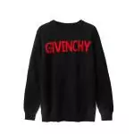 pulls givenchy pour homme promo givenchy logo rouge noir